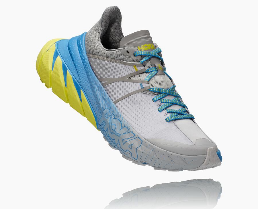 Zapatillas Trail Hoka One One Hombre - Tennine - Gris - IFN641295